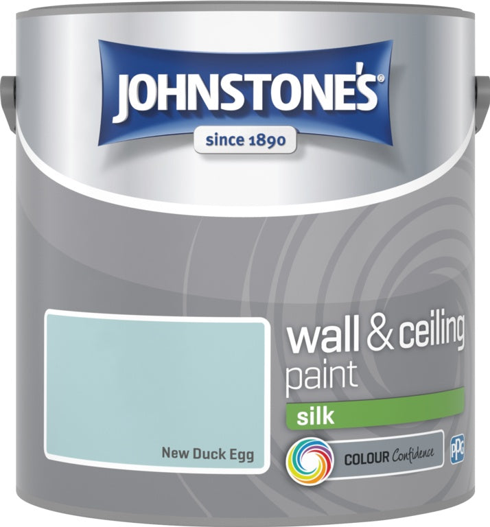 Johnstone's Wall & Ceiling Silk 2.5L New Duck Egg