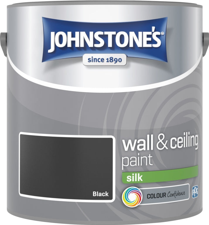 Johnstone's Wall & Ceiling Silk 2.5L Black