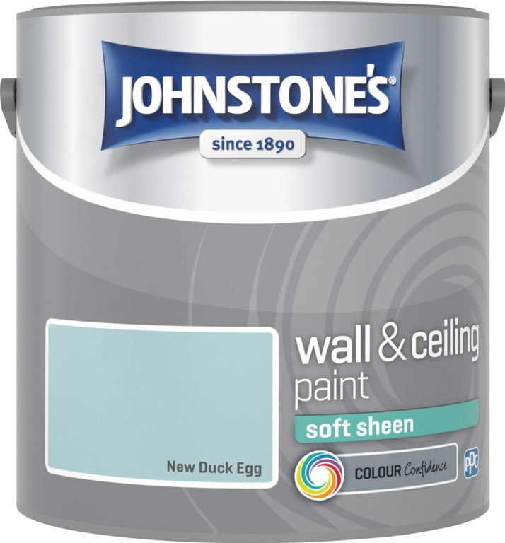 Johnstone's Wall & Ceiling Soft Sheen 2.5L New Duck Egg