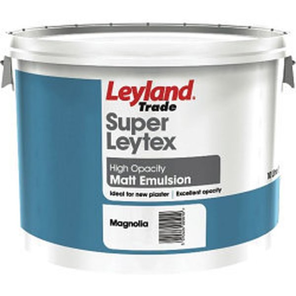 Leyland Trade Super Leytex Matt 10L Magnolia