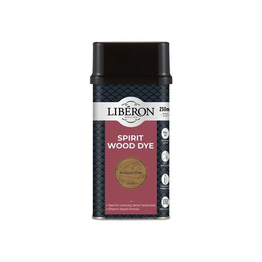 Liberon Spirit Wood Dye Antique Pine 250ml Liberon - RockBottom Northampton