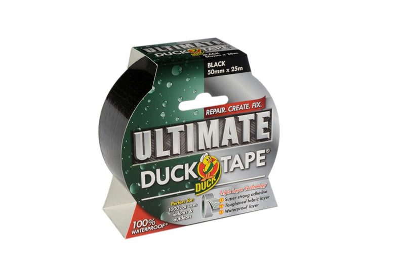 Duck Tape Ultimate Duck Tape Black 50mm x 25m