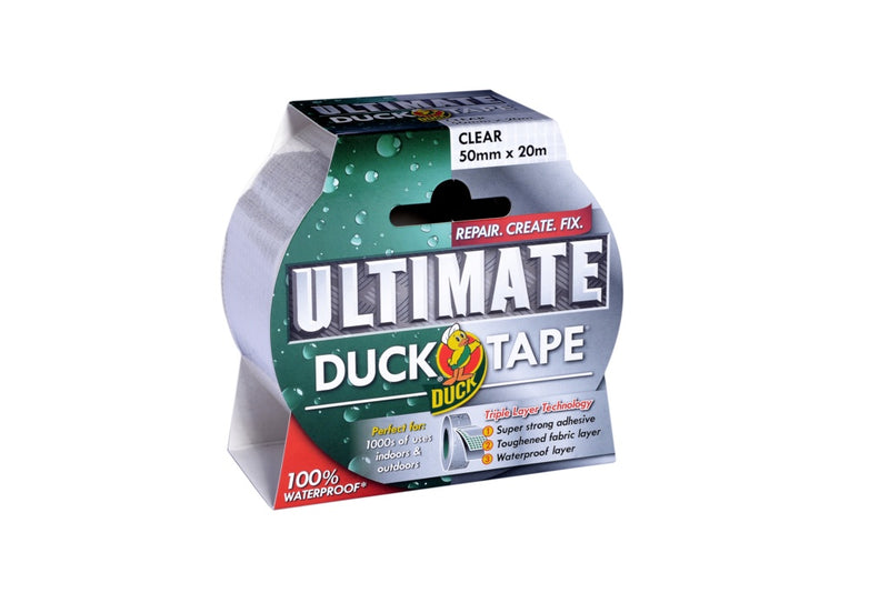 Duck Tape Ultimate Duck Tape Clear 50mm x 20m