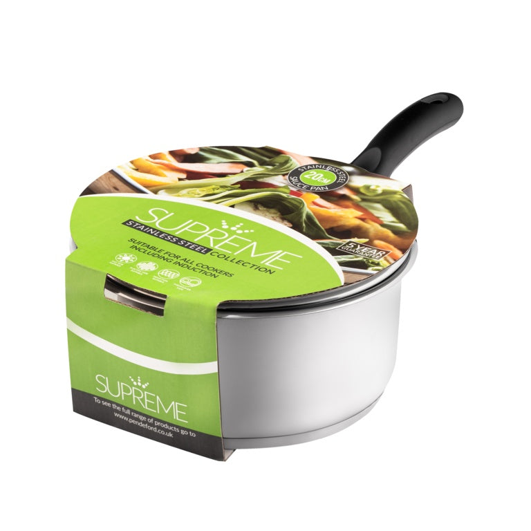Pendeford Saucepan With Lid 20cm