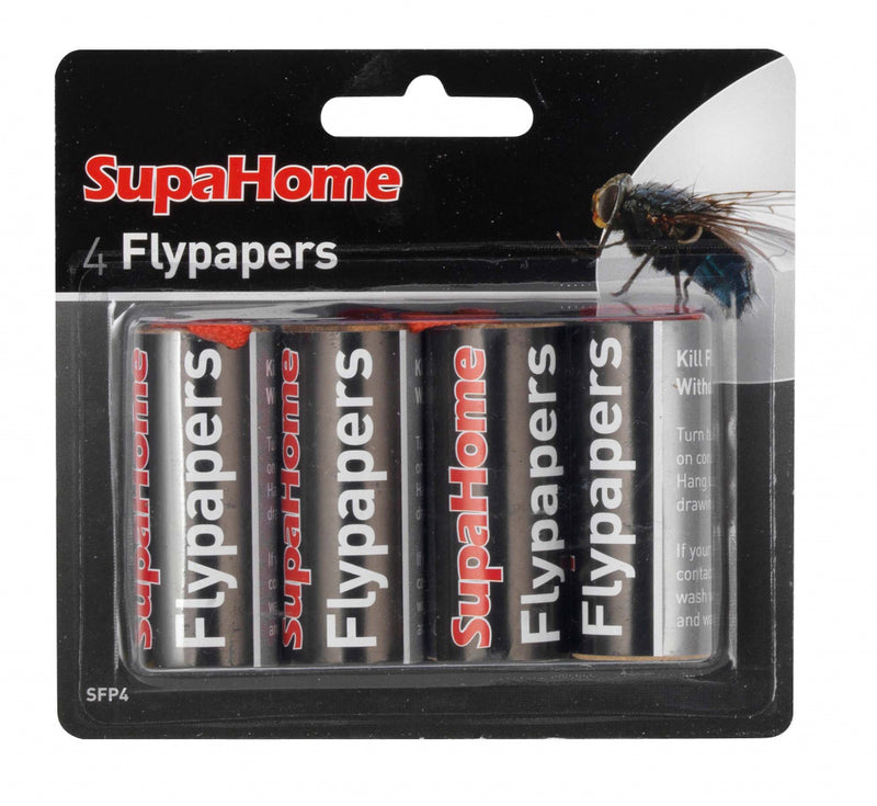 SupaHome Flypapers Pack of 4