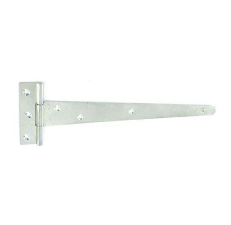 Securit Tee Hinges Light Zinc plated 250mm 10" Pack 2