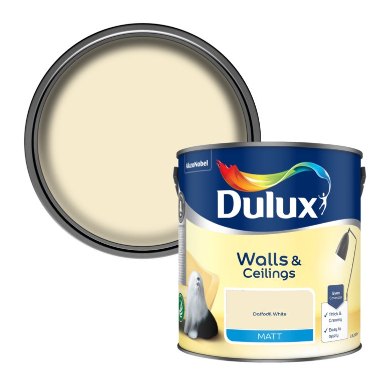 Dulux Matt 2.5L Daffodil White