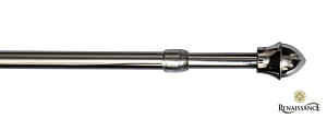Chrome Cafe Rod 55-85cm with Euroslot