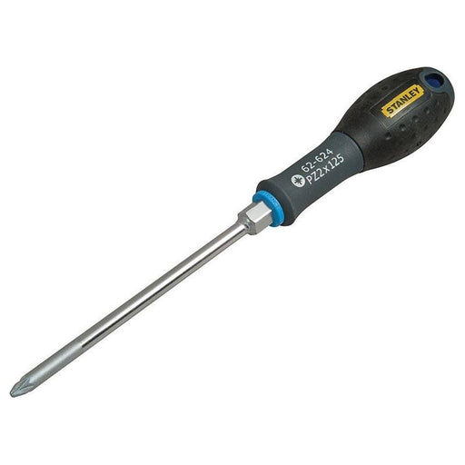 Stanley® Hand Tools FatMax® Bolster Screwdriver Pozi Tip PZ2 x 125mm STANLEY® Hand Tools - RockBottom Nothampton