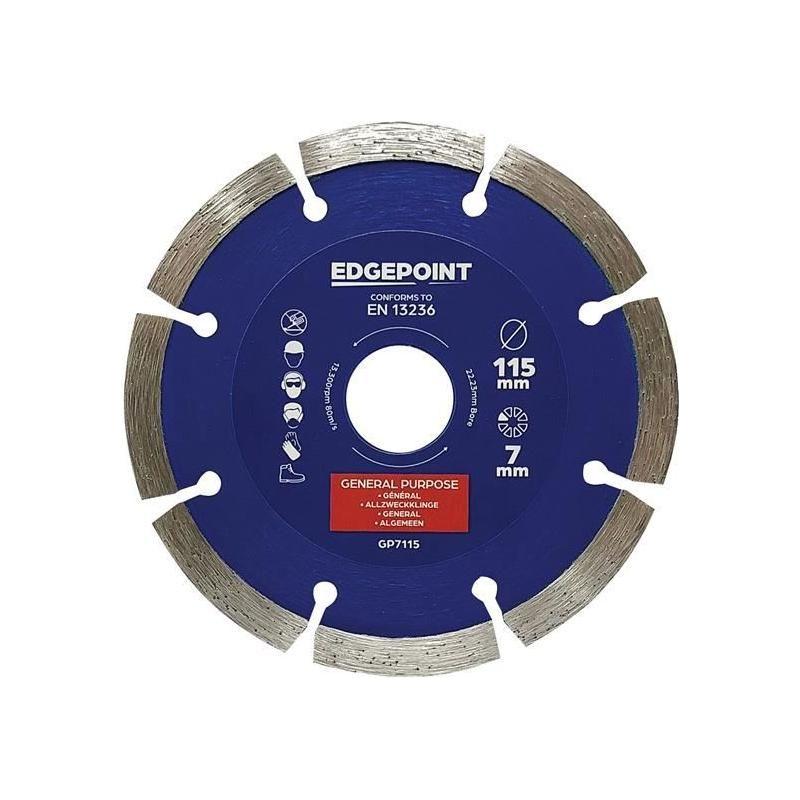 Edgepoint GP7115 General-Purpose Diamond Blade 115mm EdgePoint - RockBottom Northamptin