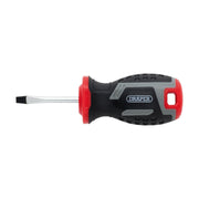 Draper Slotted Soft Grip Screwdriver, SL4 x 38mm Draper - Town Tools