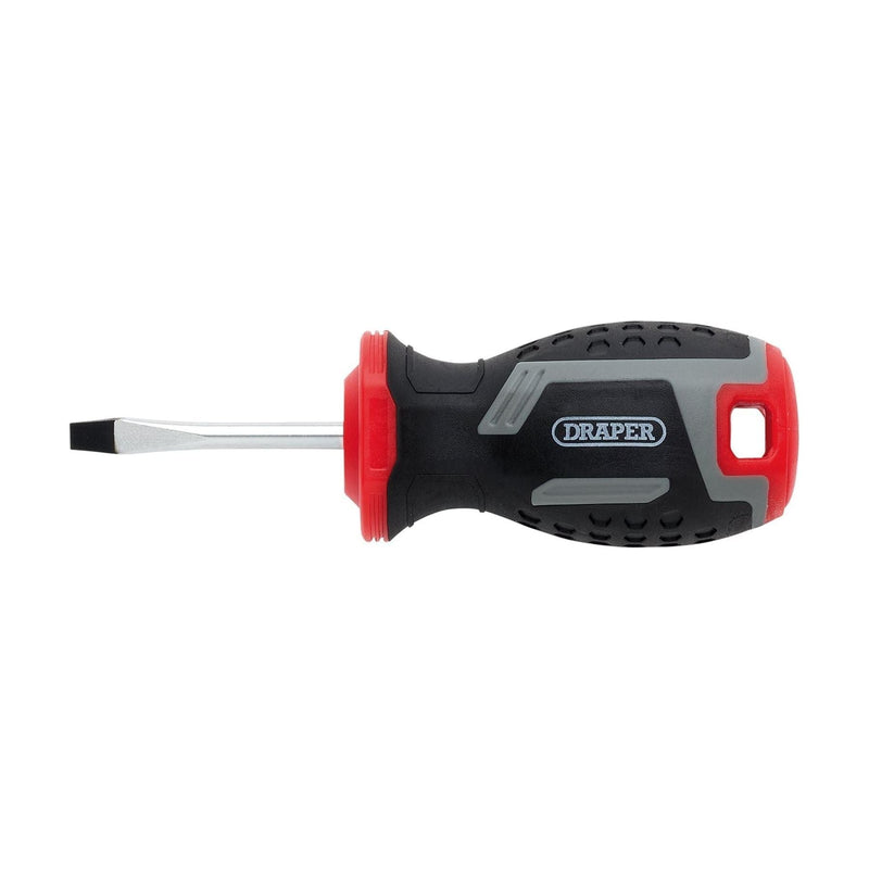Draper Slotted Soft Grip Screwdriver, SL4 x 38mm Draper - Town Tools