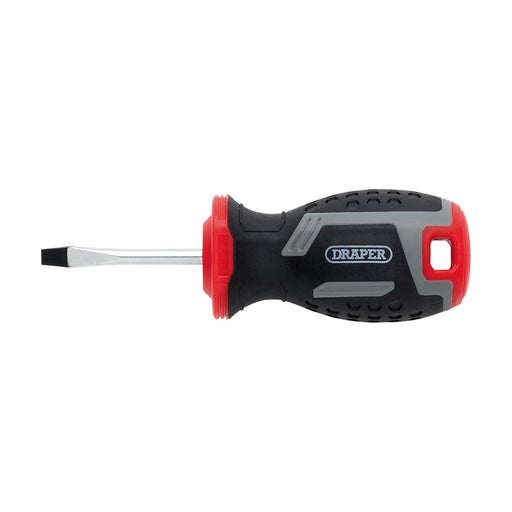 Draper Slotted Soft Grip Screwdriver, SL4 x 38mm Draper - Town Tools