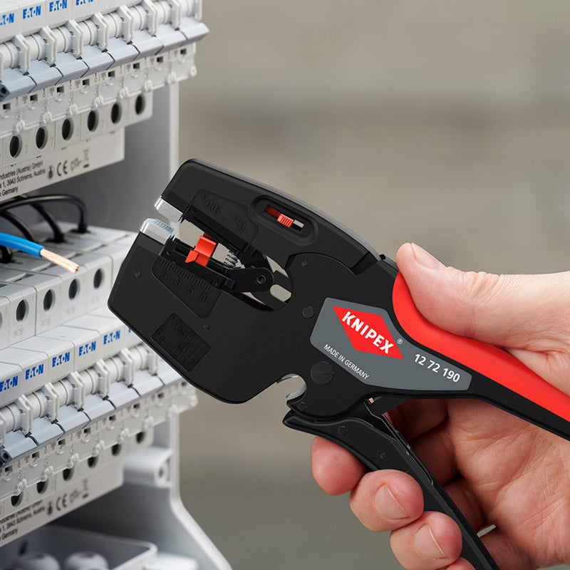 Draper 27039 KNIPEX 12 72 190 SB NexStrip® Multi-Tool for Electricians,190mm