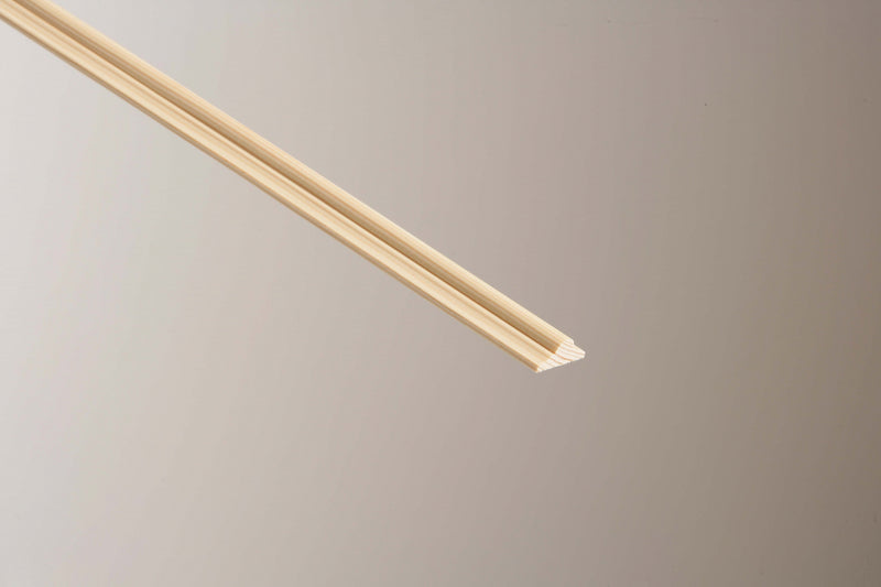 Cheshire Mouldings Doublee Astragal Pine 9 x 21mm x 2.4m