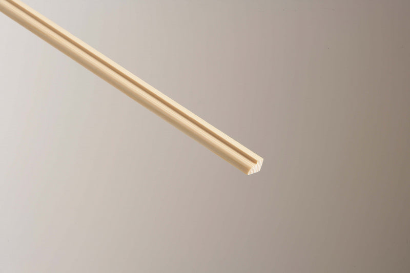 Cheshire Mouldings Glass Bead Pine 9 x 12mm x 2.4m