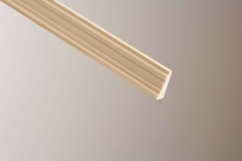 Cheshire Mouldings Barrel Light Hardwood Moulding 9 x 21mm x 2.4m