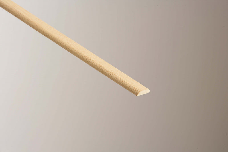 Cheshire Mouldings D Moulding Light Hardwood 6 x 21mm x 2.4m
