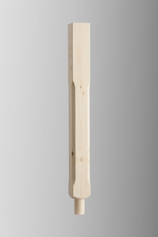 Cheshire Mouldings Spigot Newel Pine 91 x 850