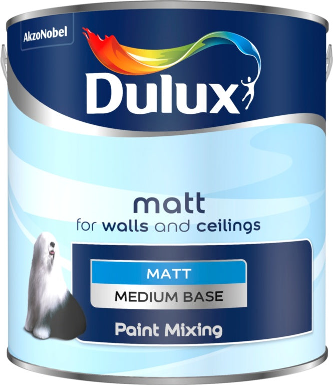 Dulux Colour Mixing 2.5L Medium Matt Base