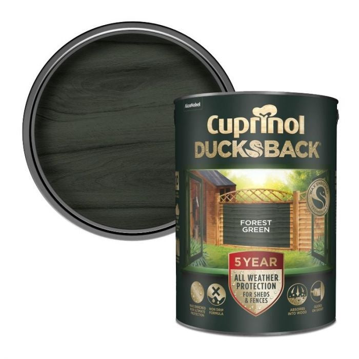 Cuprinol Ducksback 5L Forest Green