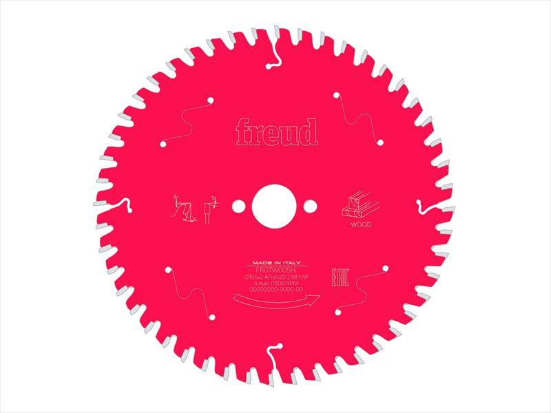 Freud Wood Circular Saw Blade 165 x 20 x 2.4/1.6mm x 48T