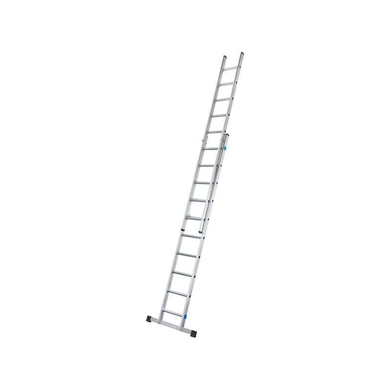 Zarges Everest 2DE Extension Ladder 2-Part D-Rungs 2 x 8 Zarges - RockBottom Northampton