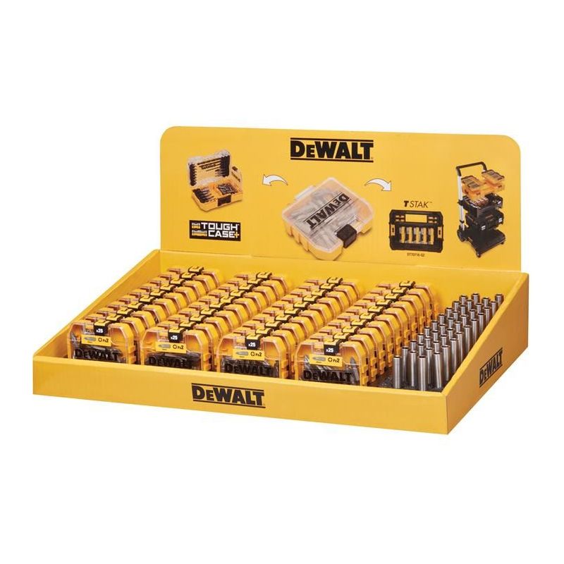 Dewalt Power Tools DT71706 High Performance PZ2 Bit Set Display (40 Sets + 40 Holders) DeWALT Power Tools - RockBottom Northampton