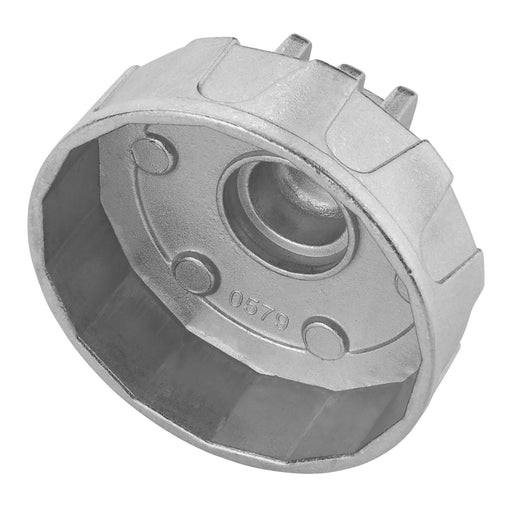 Draper 27750 Oil Filter Wrench, 3/8" Sq. Dr., 79mm/15 Flutes