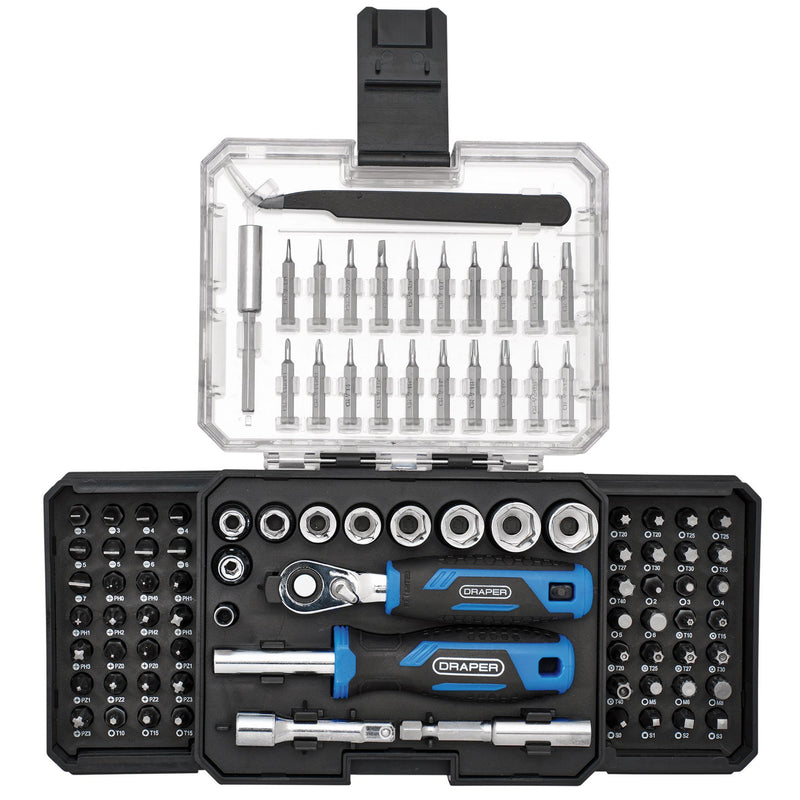 Draper 27785 Ratchet and Screwdriver Bit Set (92 Piece)