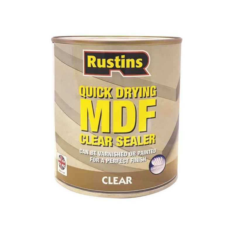Rustins Quick Drying MDF Sealer Clear 250ml Rustins - RockBottom Nothampton