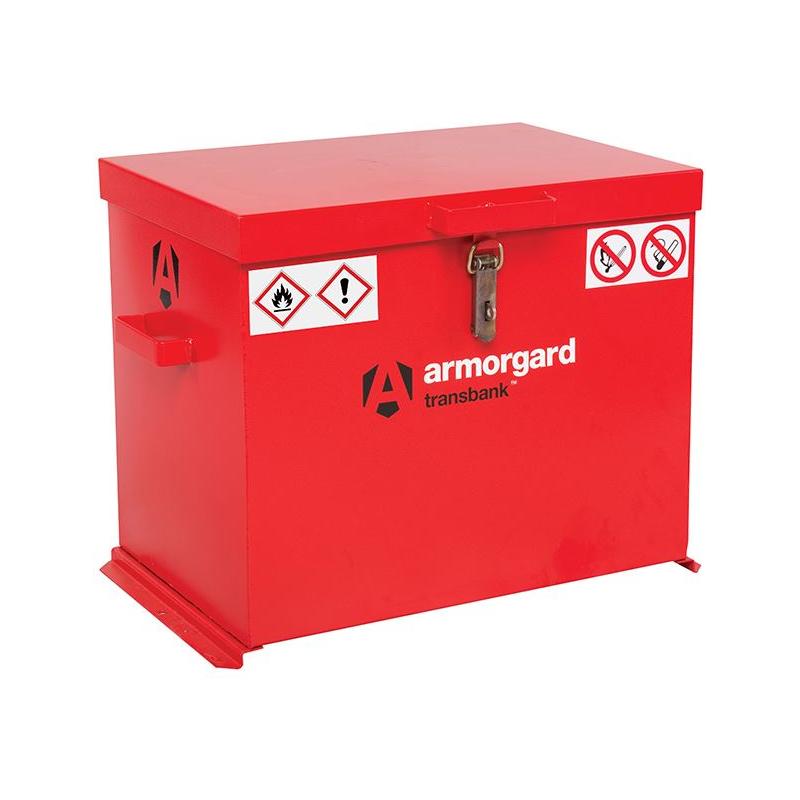 Armorgard TRB3 TransBank™ Hazard Transport Box 705 x 485 x 540mm Armorgard - RockBottom Northampton 