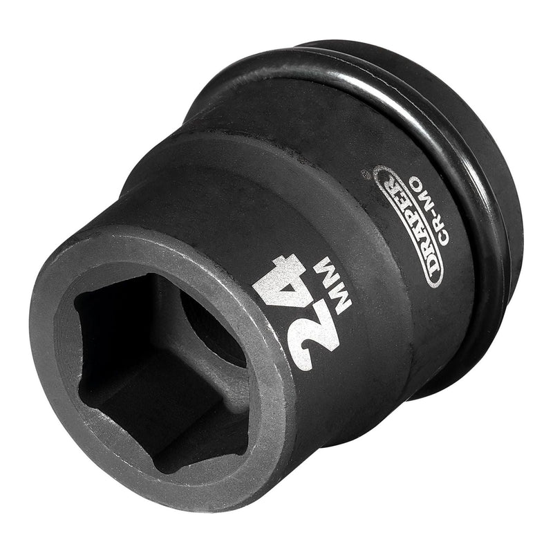 Draper Draper Expert HI-TORQ 6 Point Impact Socket, 3/4" Sq. Dr., 24mm Draper - Town Tools