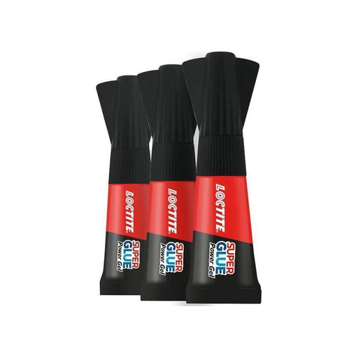 Loctite Super Glue Power Gel Mini Tube Trio 3 x 1g Loctite - RockBottom Northampton