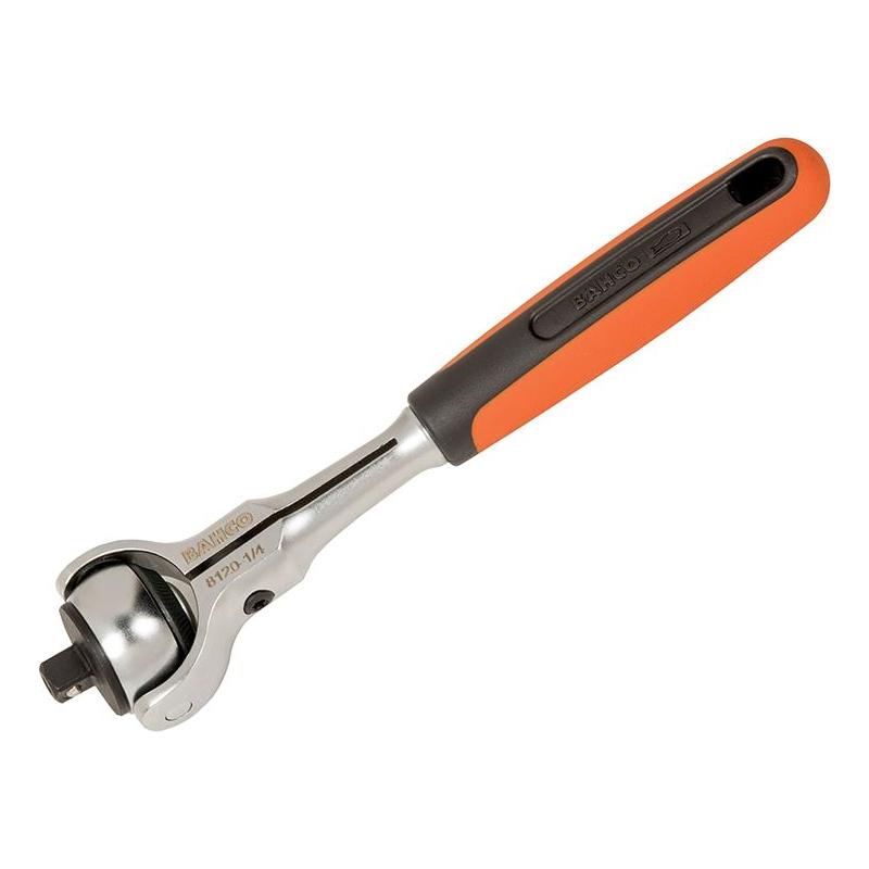 Bahco Swivel Head Ratchet 1/4in Drive Bahco - RockBottom Northampton