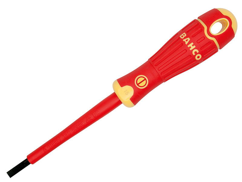 Bahco BAHCOFIT Insulated Slotted Screwdriver 2.5x75mm