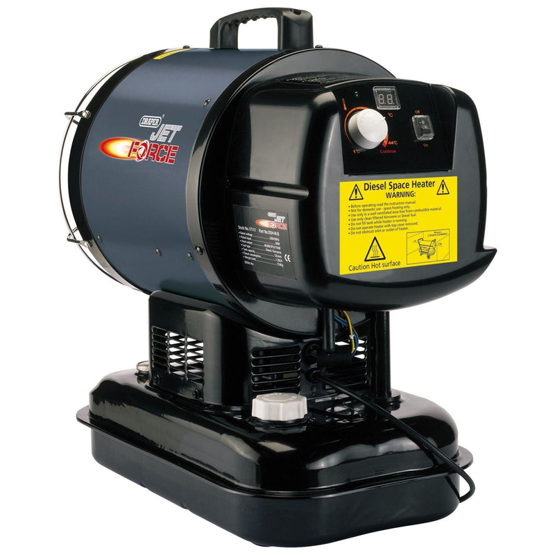 Draper Jet Force Infrared Diesel and Kerosene Space Heater, 60,000 BTU/17 kW Draper - Town Tools 