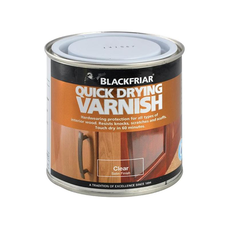 Blackfriar Quick Drying Duratough Interior Varnish Clear Satin 500ml Blackfriar - RockBottom Northampton