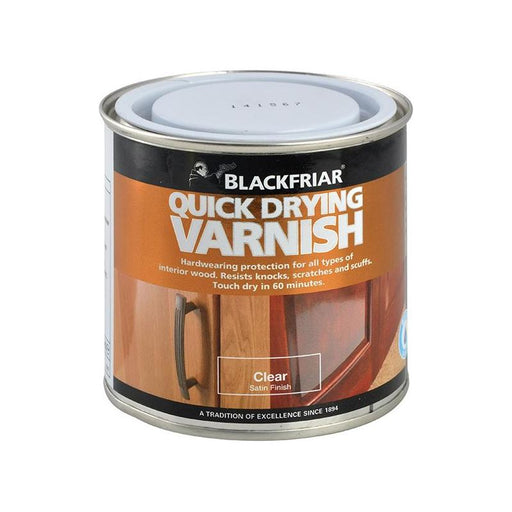 Blackfriar Quick Drying Duratough Interior Varnish Clear Satin 500ml Blackfriar - RockBottom Northampton