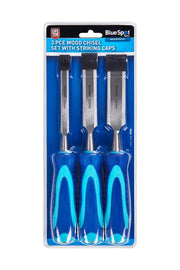Blue Spot Tools 3 PCE Wood Chisel Set With Striking Caps