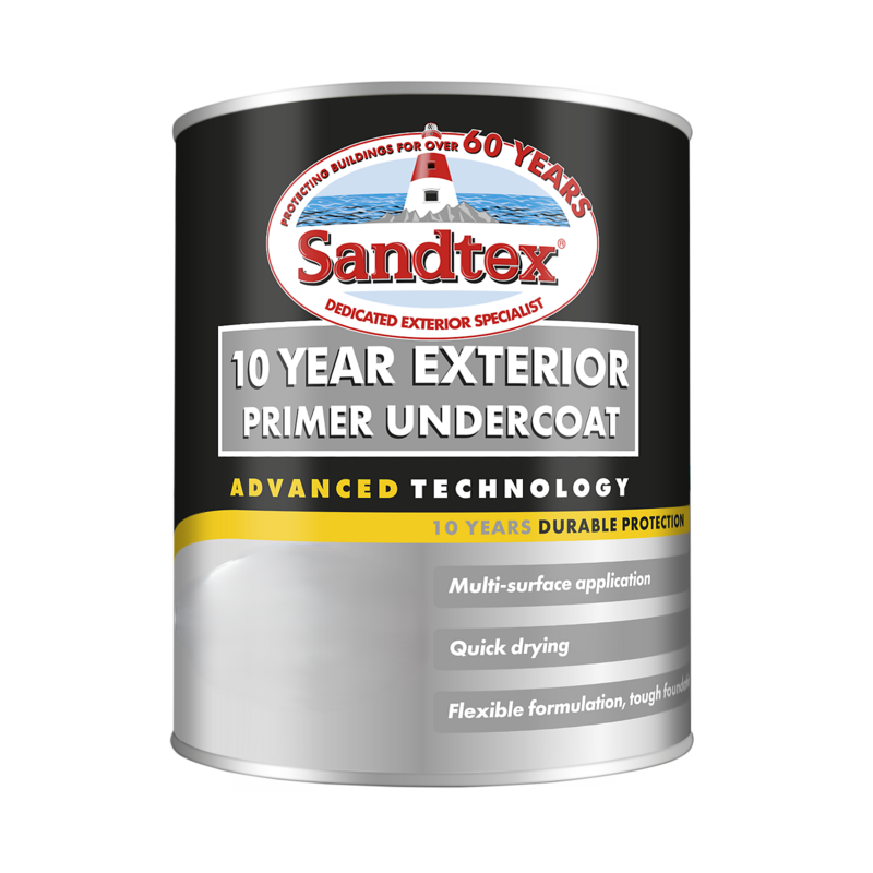 Sandtex 10 Year Exterior Primer, Undercoat DK Grey 750ml
