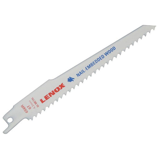 Lenox 20572-656R Wood Cutting Reciprocating Saw Blade 150mm 6 TPI (Pack 5) LENOX - RockBottom Northampton