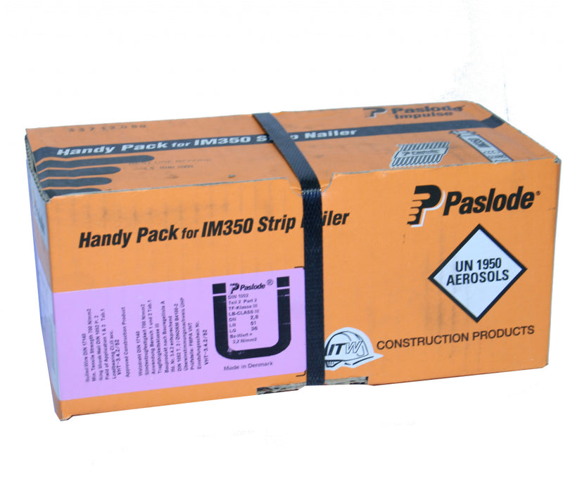 Paslode Handy Pack For IM350 Strip Nailer Box 1100 63 X 2.8