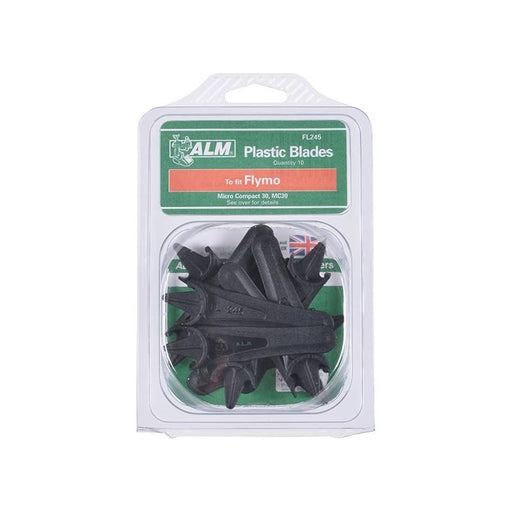 Alm Manufacturing FL245 Plastic Blades Half Moon Mounting to Suit Flymo ALM Manufacturing - RockBottom Northampton 