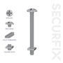 Securfix Roofing Bolts With Nuts M6 x 1 3/16"-M6 x 30mm | Pack of 100