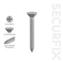 Securfix Self Tapping Screws 6 x ¾" - 3.5 x 20mm | Pack of 200