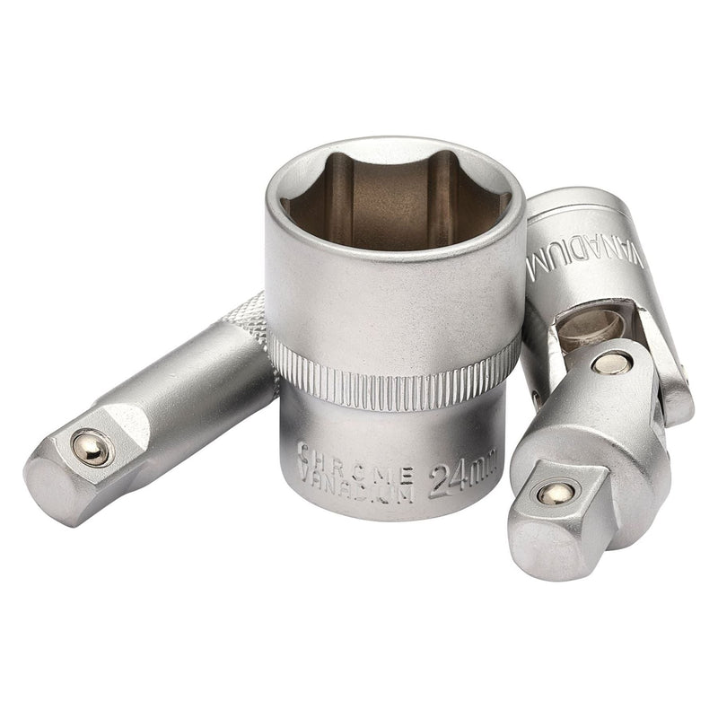 Draper Draper HI-TORQ Metric Socket and Bit Set, 3/8" Sq. Dr. (58 Piece) Draper - Town Tools