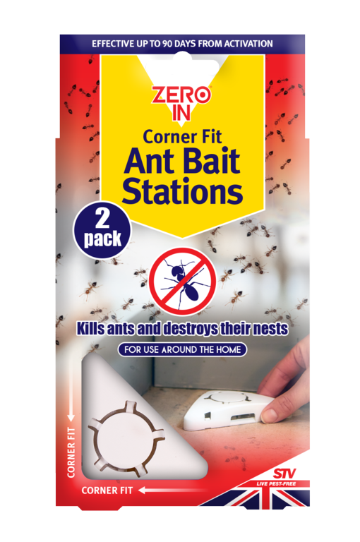 Zero In Corner Fit Ant Bait Stations Twin Pack