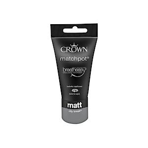 Crown Breatheasy Matt Emulsion Tester Pot 40ml City Break