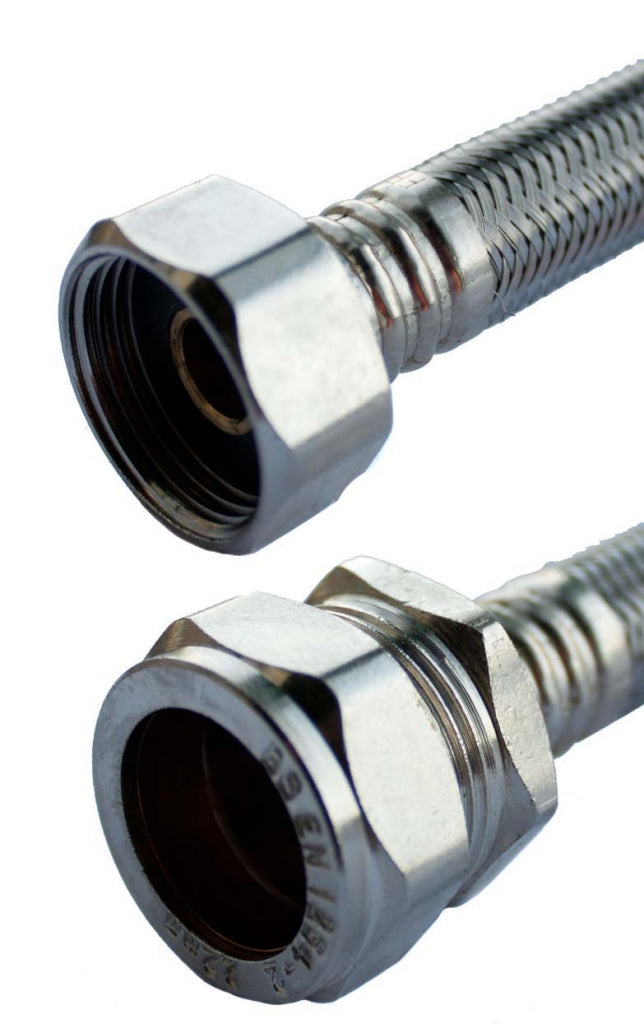Oracstar Flexi Tap Connector 15mm x 1/2" x 50cm 9.5mm